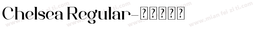 Chelsea Regular字体转换